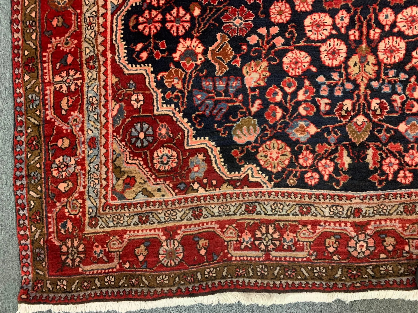 Wide Runner 5' 3" X 9' 10" Authentic Hamadan Hand Knotted Rug # 11611