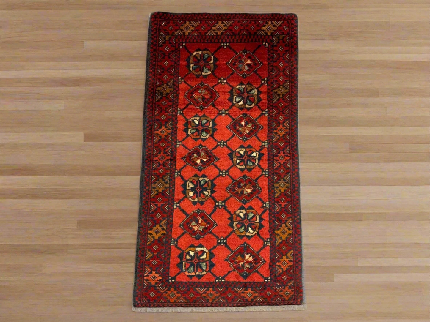 2 X 4 Khall Tribal Handmade Wool Rug # 12374