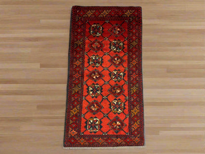 2 X 4 Khall Tribal Handmade Wool Rug # 12374