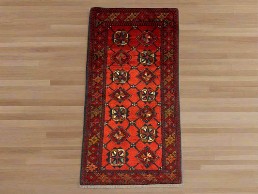 2 X 4 Khall Tribal Handmade Wool Rug # 12374