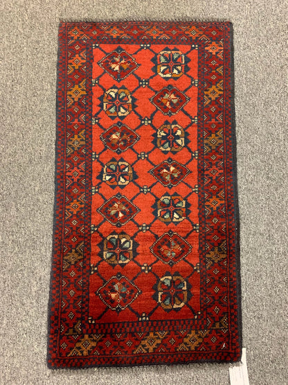 2 X 4 Khall Tribal Handmade Wool Rug # 12374