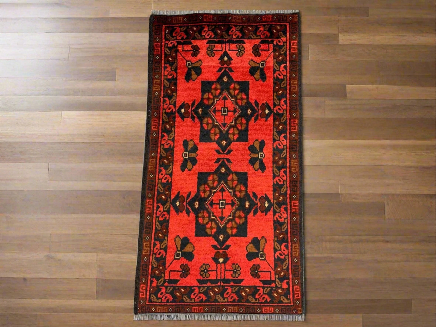 2 X 4 Khall Tribal Handmade Wool Rug # 12372