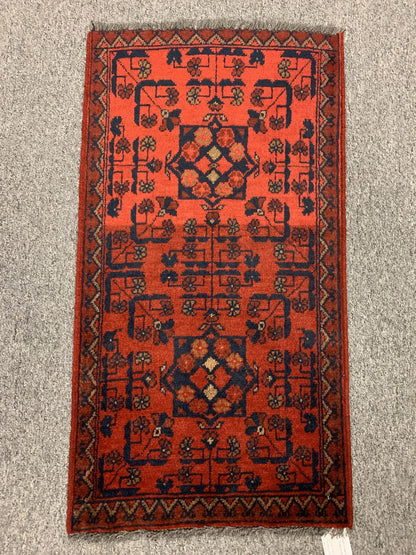 2 X 3 Khall Tribal Handmade Wool Rug # 12311