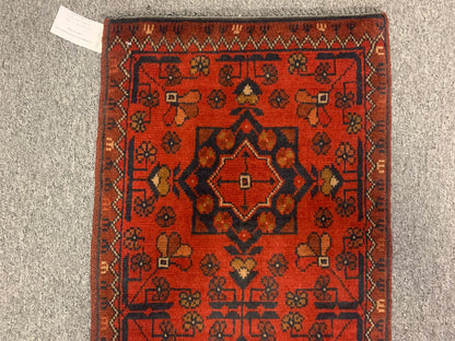 2 X 3 Khall Tribal Handmade Wool Rug # 12364