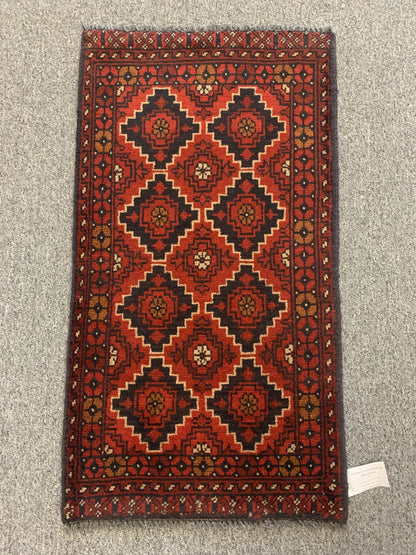 2 X 3 Khall Tribal Handmade Wool Rug # 12363