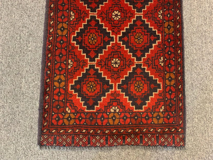 2 X 3 Khall Tribal Handmade Wool Rug # 12363