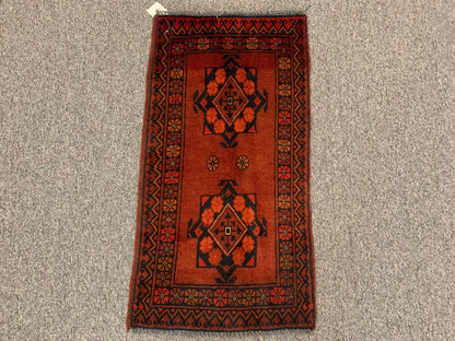 2 X 3 Khall Tribal Handmade Wool Rug # 12306
