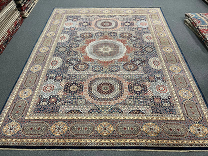 Mamluk 9X12 Multicolor handmade Wool Rug # 12815