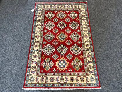 4′ X 6′ Kazak Handmade Wool Rug # 12664