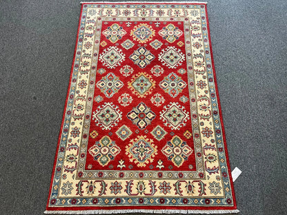 4′ X 6′ Kazak Handmade Wool Rug # 12664