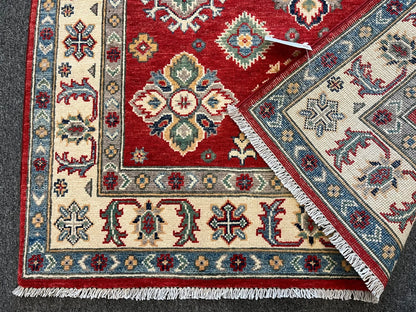 4′ X 6′ Kazak Handmade Wool Rug # 12664