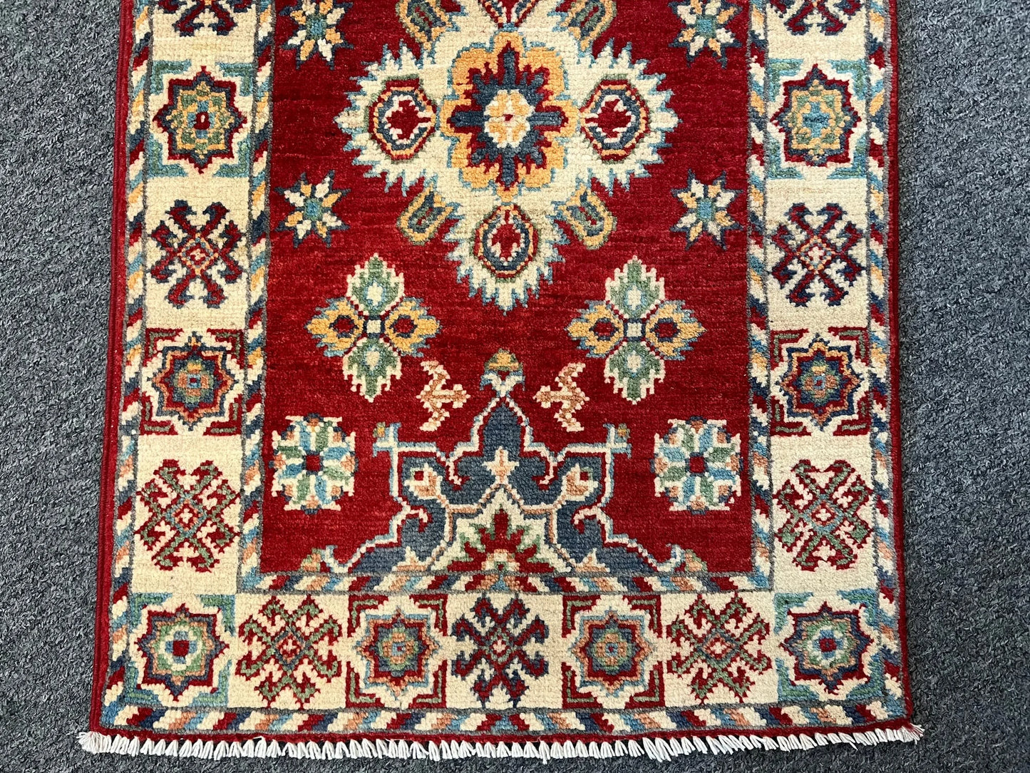2' X 3' Fine Kazak Handmade Wool Rug # 12623