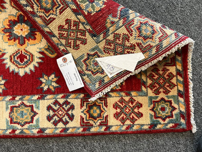 2' X 3' Fine Kazak Handmade Wool Rug # 12623