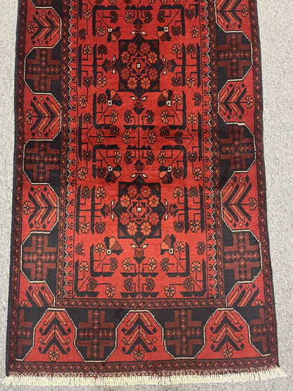 Khal Mohammadi 2'8"X10 Handmade Wool Runner Rug # 12003