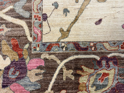 10X14 Oushak Turkish style Handmade Wool Rug # 11899