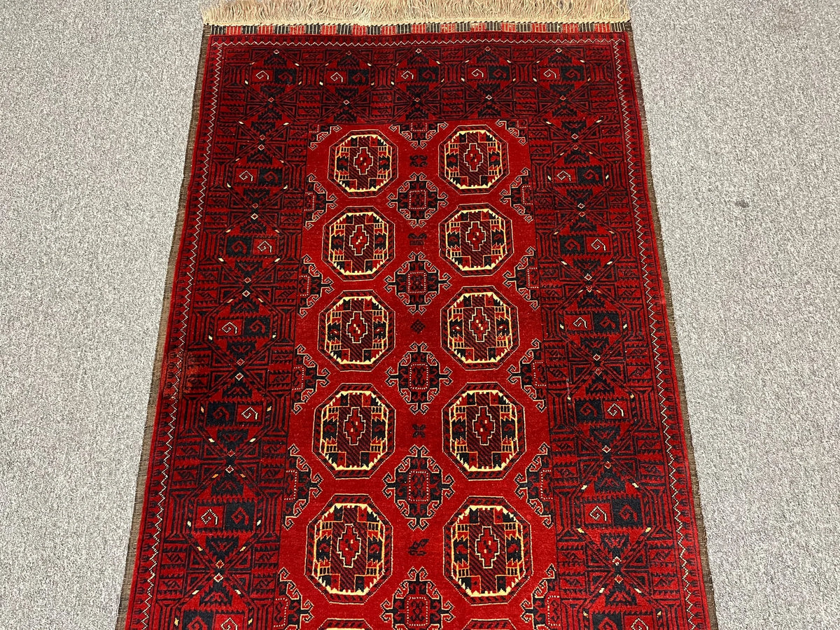 Waziri Rug 3X7 Afghan Turkmen Waziri Handmade Wool Rug – Bedford Rugs