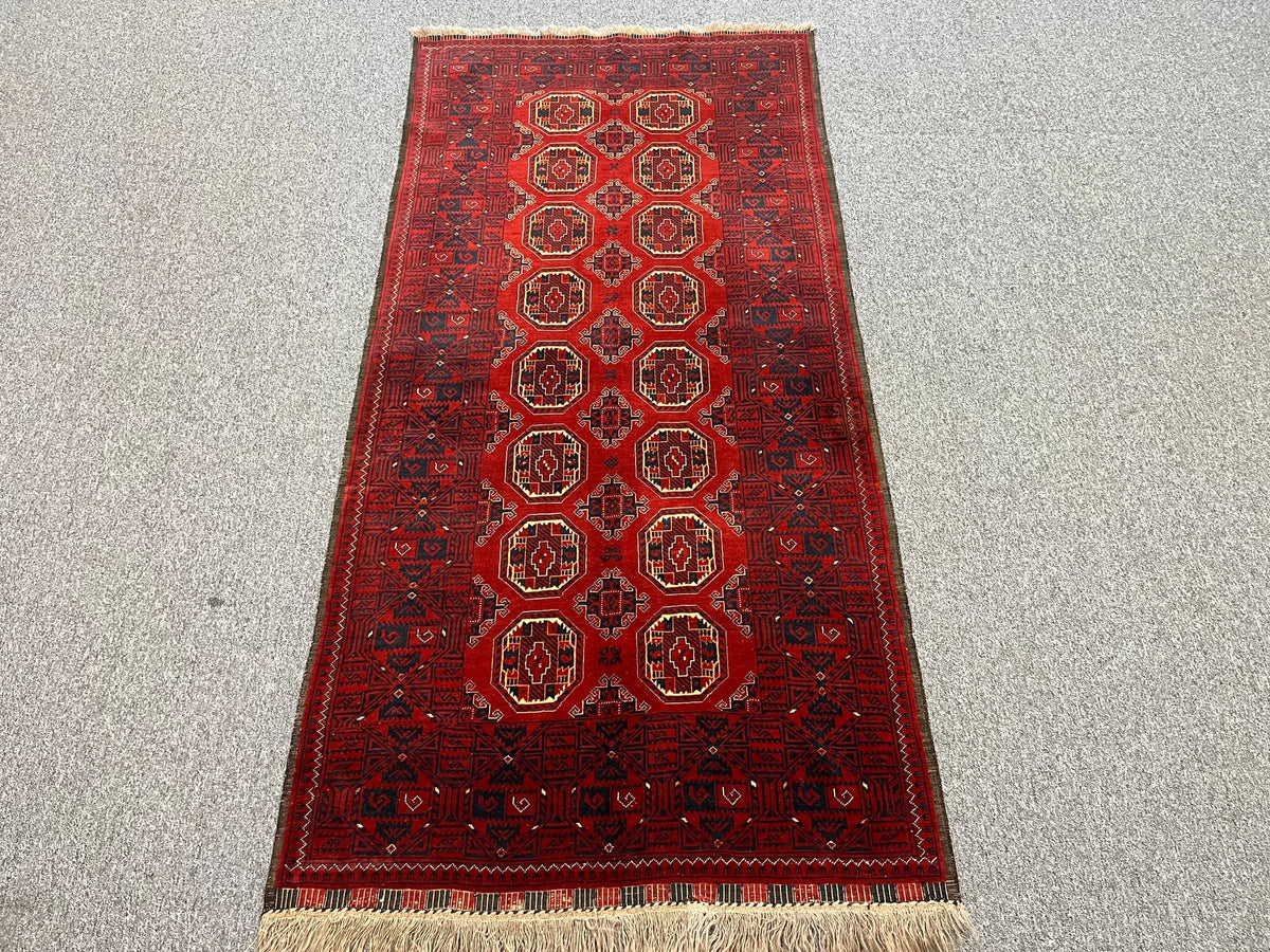 Waziri Rug 3X7 Afghan Turkmen Waziri Handmade Wool Rug – Bedford Rugs