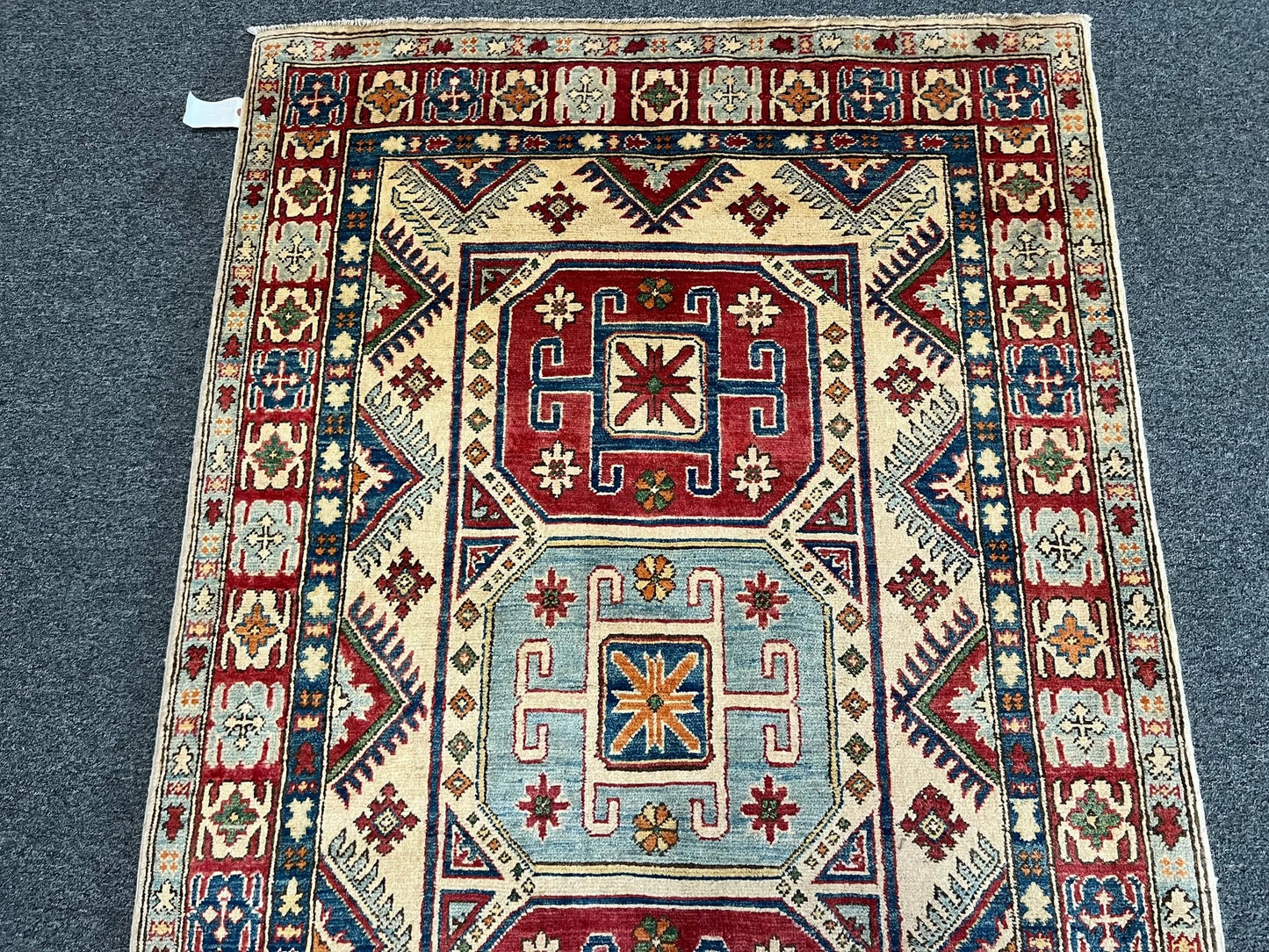 4X6 Kazak Handmade Wool Rug # 9437