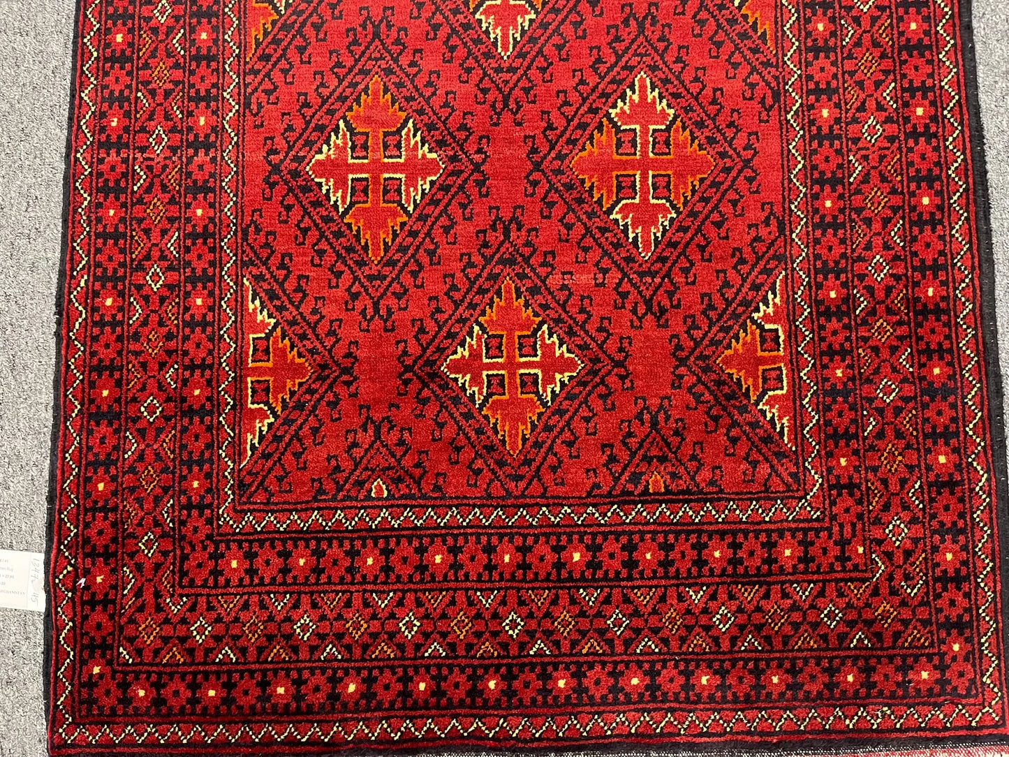 3X10 Tribal Turkmen Handmade Wool Hallway Runner # 13476