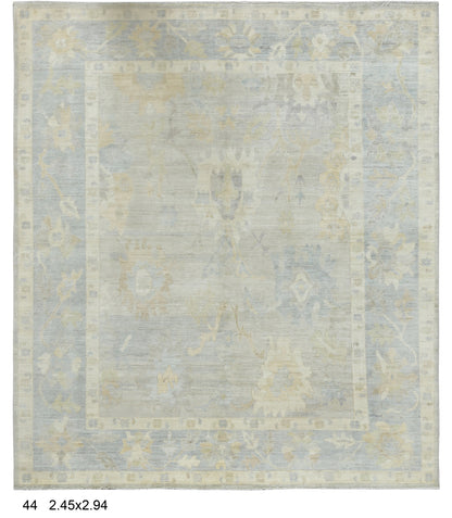 8X10 Oushak Handmade Wool Rug # 14739