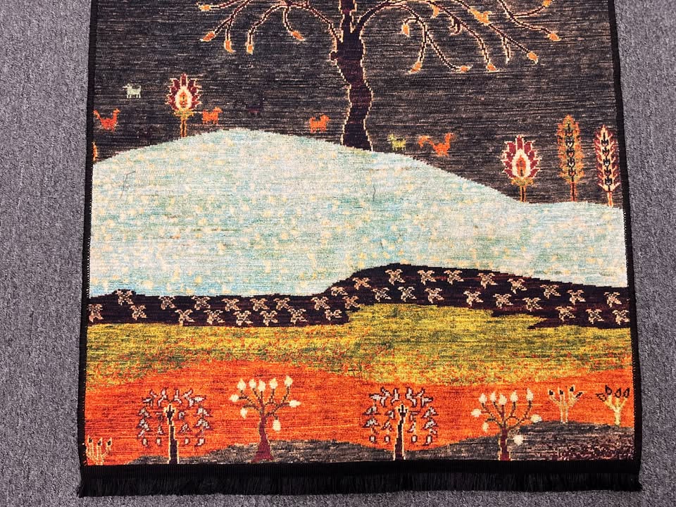 3X4 Tree Machine Washable Area Rug