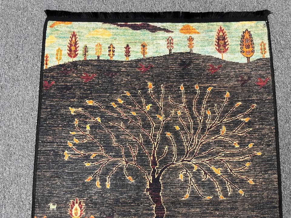 3X4 Tree Machine Washable Area Rug
