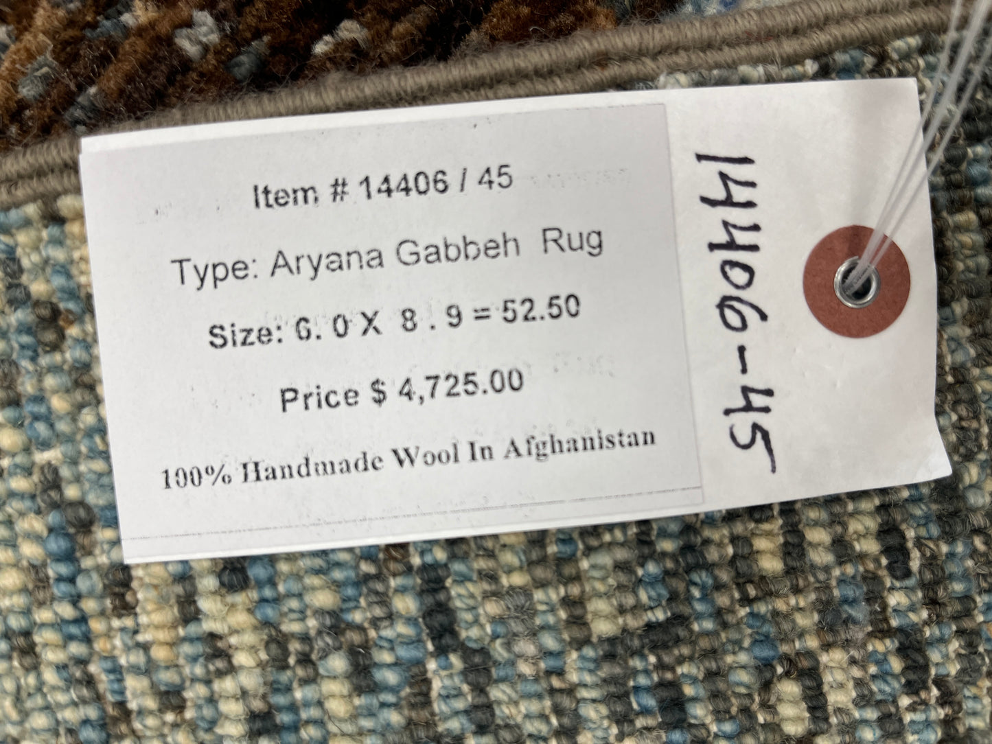 6X9 Gabbeh Loribaft Handmade Wool Tribal Rug # 14406