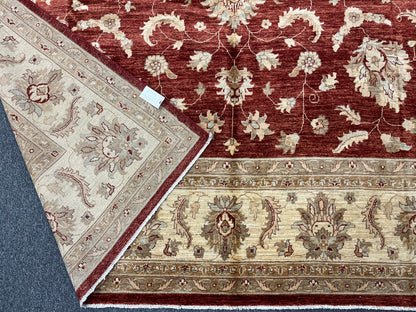 Rest/Ivory 9X13 Chobi Ziegler Handmade Wool Rug # 7912