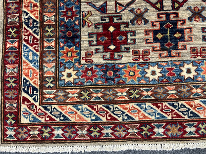 Super Kazak 3X5 Handmade Wool Rug # 14579