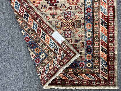 Super Kazak 3X5 Handmade Wool Rug # 14577