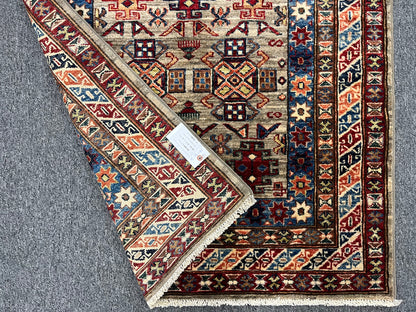 Super Kazak 3X5 Handmade Wool Rug # 14576
