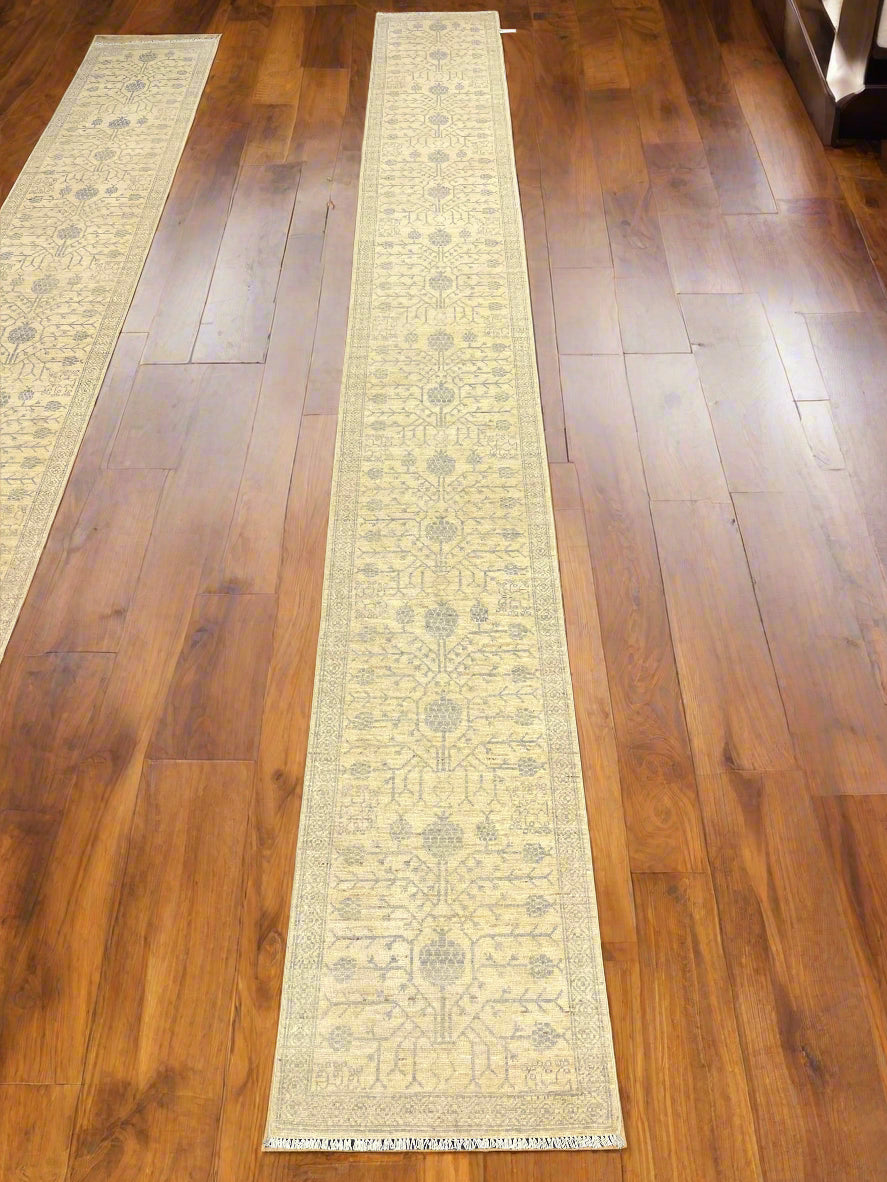 Oushak 2' 5"X20' Handmade Wool Runner Rug # 14599