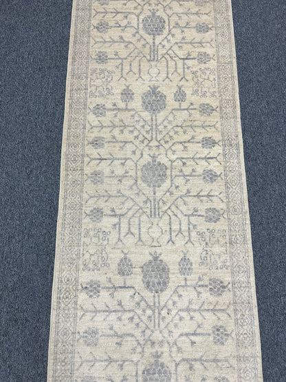 Oushak 2' 5"X20' Handmade Wool Runner Rug # 14599