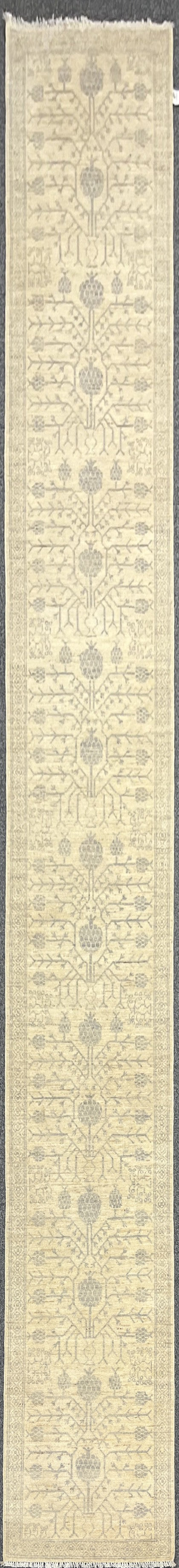 Oushak 2' 5"X20' Handmade Wool Runner Rug # 14599