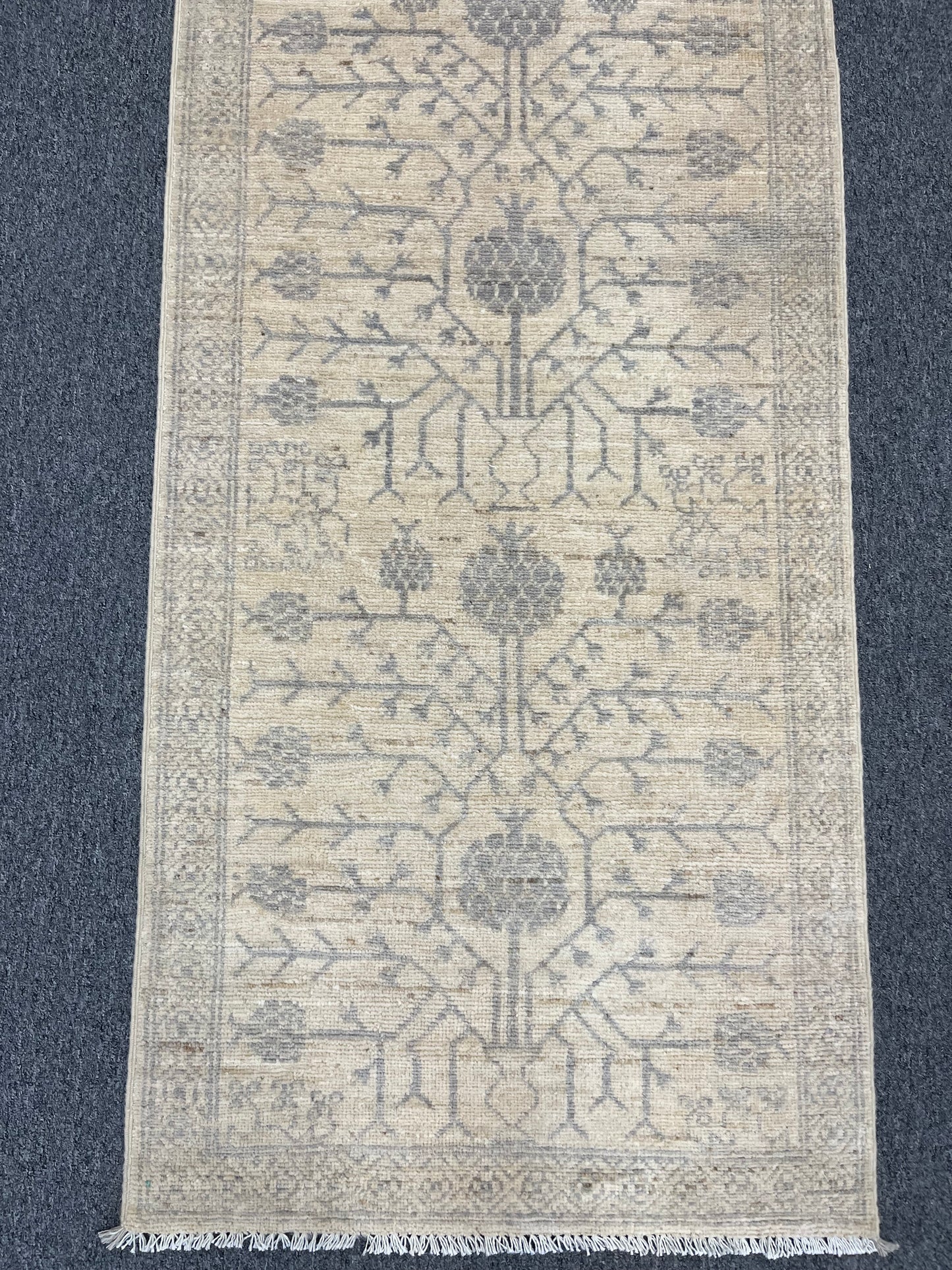 Oushak 2' 5"X19' Handmade Wool Runner Rug # 14598