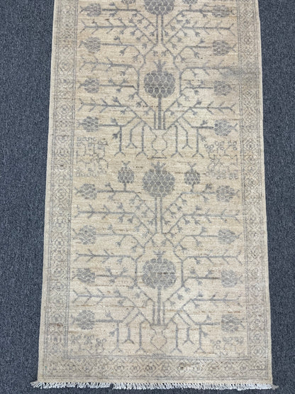 Oushak 2' 5"X19' Handmade Wool Runner Rug # 14598