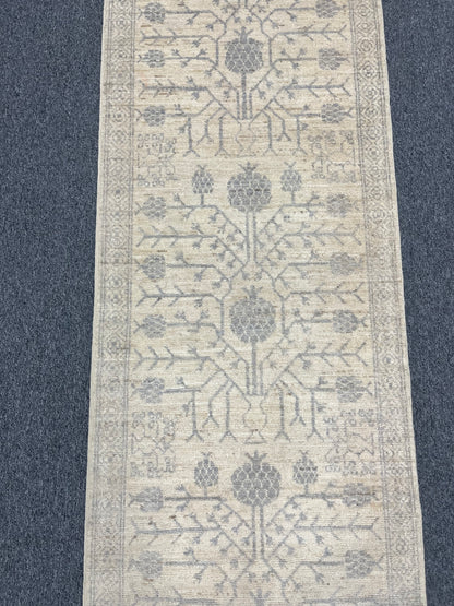 Oushak 2' 5"X19' Handmade Wool Runner Rug # 14598