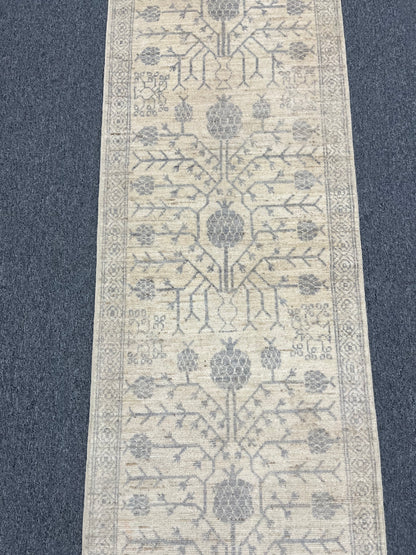 Oushak 2' 5"X19' Handmade Wool Runner Rug # 14598