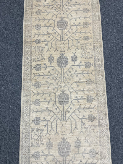Oushak 2' 5"X19' Handmade Wool Runner Rug # 14598