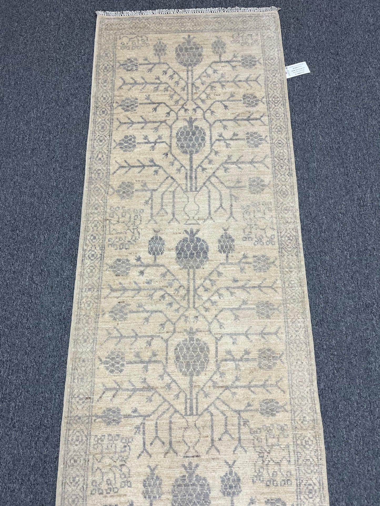 Oushak 2' 5"X19' Handmade Wool Runner Rug # 14598