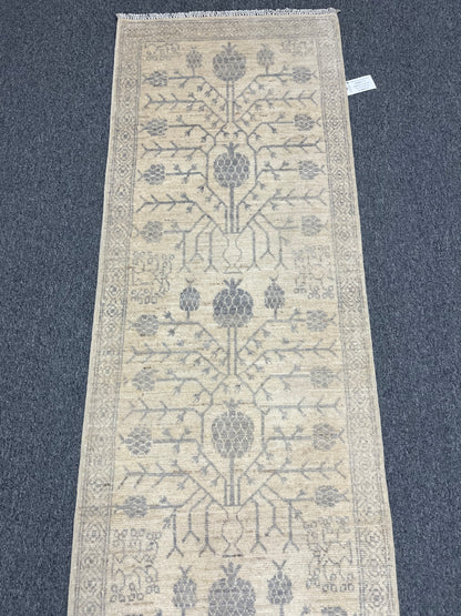 Oushak 2' 5"X19' Handmade Wool Runner Rug # 14598