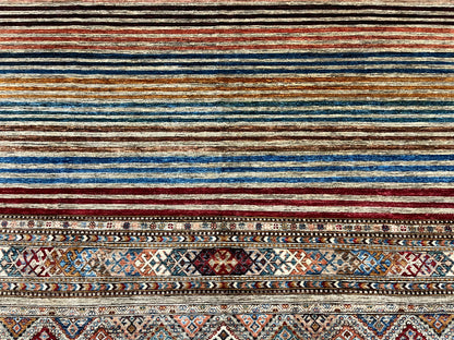 8X10 Khurjin Handmade Wool Rug # 14566