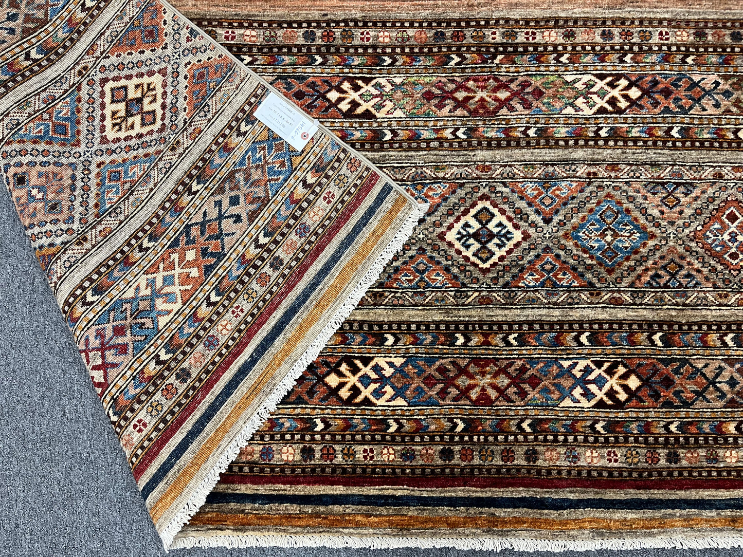 8X10 Khurjin Handmade Wool Rug # 14566