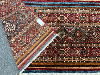 8X10 Khurjin Multicolor Handmade Wool Rug # 14565