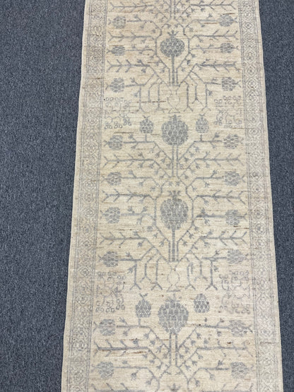 Oushak 2' 5"X19' Handmade Wool Runner Rug # 14600