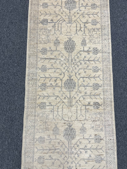Oushak 2' 5"X19' Handmade Wool Runner Rug # 14600
