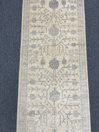 Oushak 2' 5"X19' Handmade Wool Runner Rug # 14600