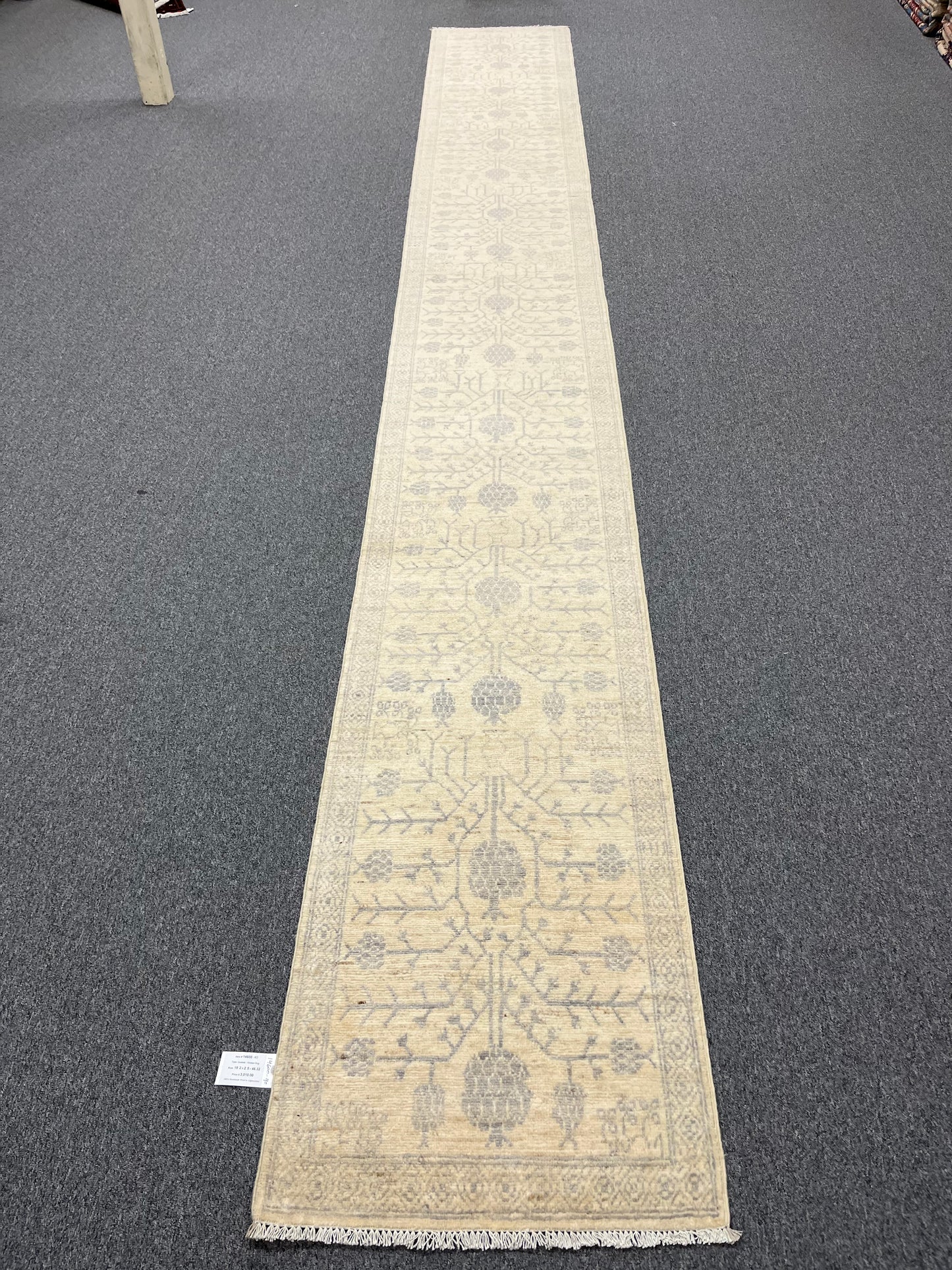 Oushak 2' 5"X19' Handmade Wool Runner Rug # 14600