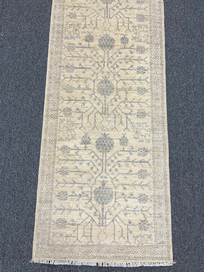 Oushak 2' 7"X19' Handmade Wool Runner Rug # 14601
