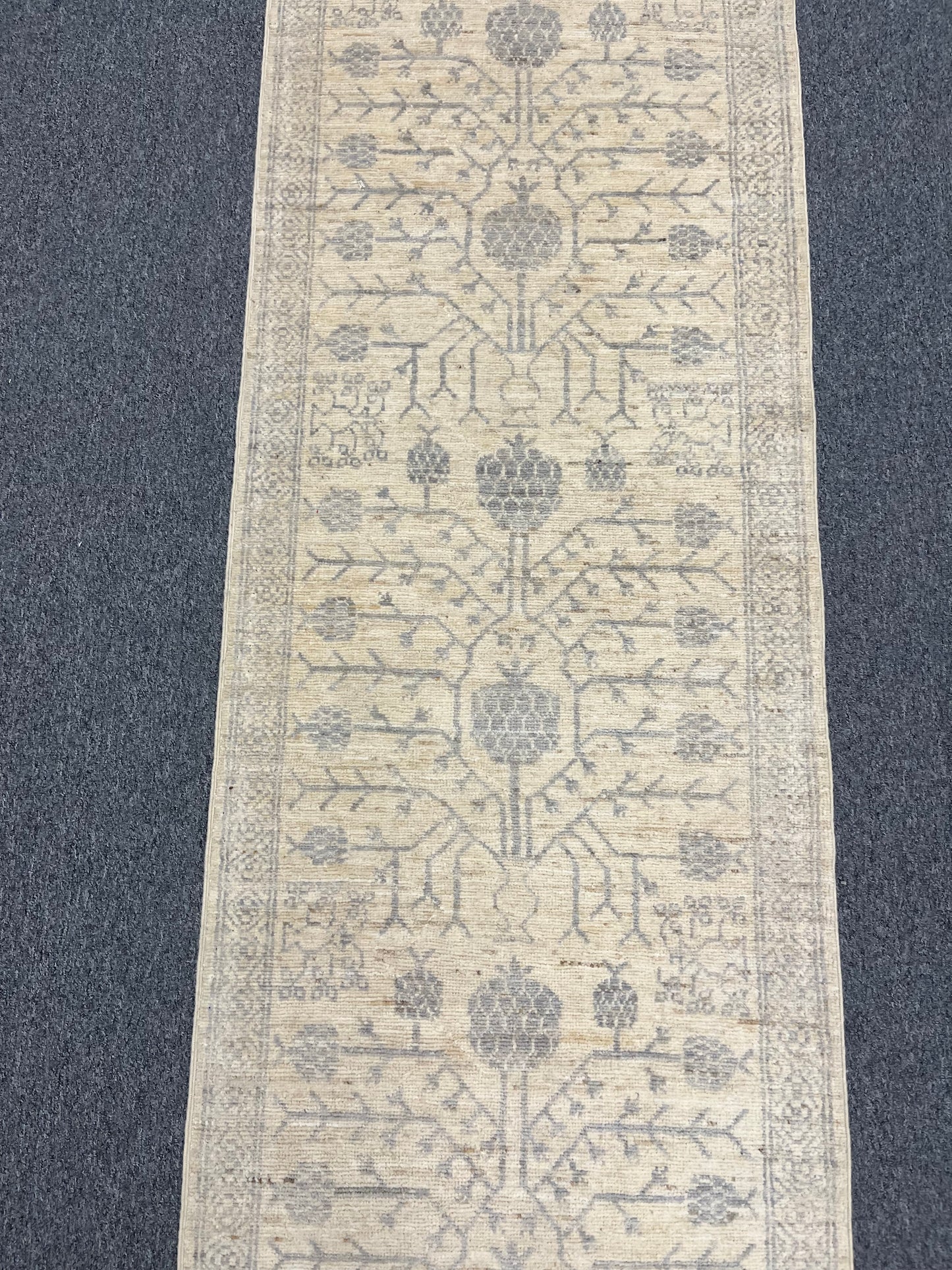 Oushak 2' 7"X19' Handmade Wool Runner Rug # 14601